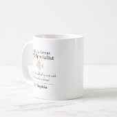 Personalized Great ENT Specialist  コーヒーマグカップ (正面左)