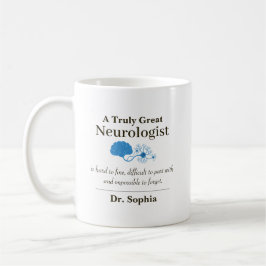 Personalized Great Neurologist Appreciation Gift コーヒーマグカップ