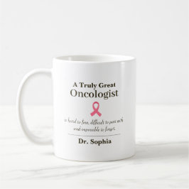 Personalized Great Oncologist Appreciation Gift コーヒーマグカップ
