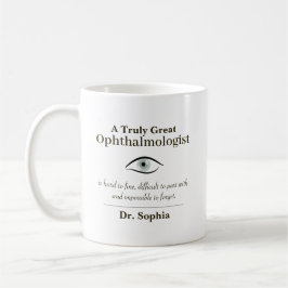 Personalized Great Ophthalmologist Gift コーヒーマグカップ