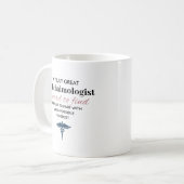Personalized Great Ophthalmologist Quote コーヒーマグカップ (正面左)