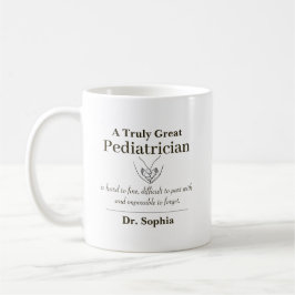 Personalized Great Pediatrician Appreciation Gift コーヒーマグカップ