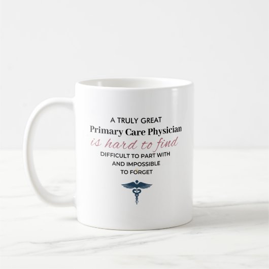 Personalized Great Primary Care Physician Quote コーヒーマグカップ (左)