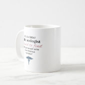 Personalized Great Pulmonologist Quote コーヒーマグカップ (正面左)