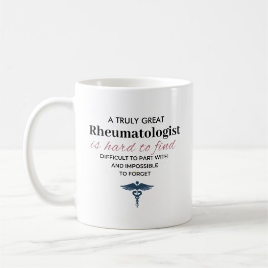 Personalized Great Rheumatologist Quote コーヒーマグカップ (左)