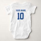 Personalized Greece Baby Bodysuit ベビーボディスーツ (裏面)