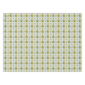 Personalized Greek Tiled Olives テーブルクロス (正面(横))