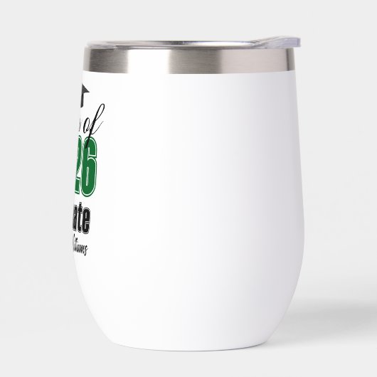 Personalized Green Class of 2026 Graduation (左面)