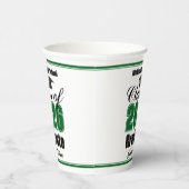 Personalized Green Class of 2026 Graduation Party 紙コップ (右)