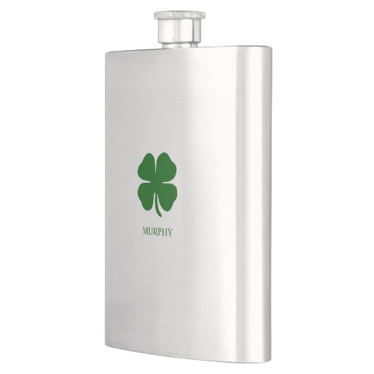 Personalized Green Clover フラスク (左)