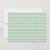 Personalized Green Clover Note Card ノートカード (裏面)