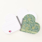 Personalized Green Jasmine Floral Pattern ノートブック (内部)