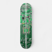 Personalized Green PCB Circuit Board for IT Pros スケートボード (正面)