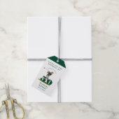 Personalized Green Sports Golf 50th Birthday ギフトタグ (より糸付き)