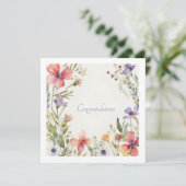 Personalized greeting card  サンキューカード (スタンド正面)