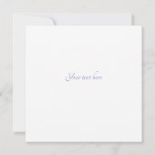 Personalized greeting card  サンキューカード (裏面)