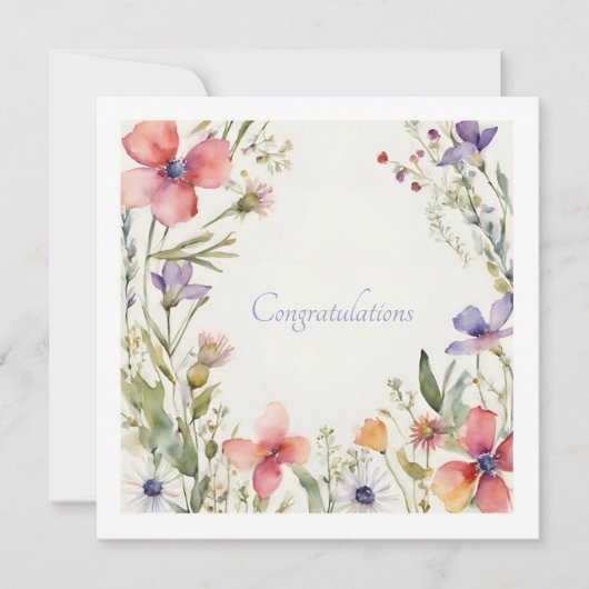 Personalized greeting card  サンキューカード (正面)