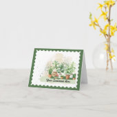 Personalized Greeting Card - Blank Greeting Card カード (黄色い花)