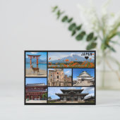 Personalized, Greetings from Japan Postcard ポストカード (スタンド正面)