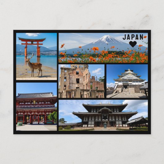 Personalized, Greetings from Japan Postcard ポストカード (正面)