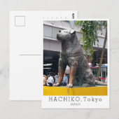 Personalized, Greetings from TOKYO, Hachiko, Japan ポストカード (正面/裏面)