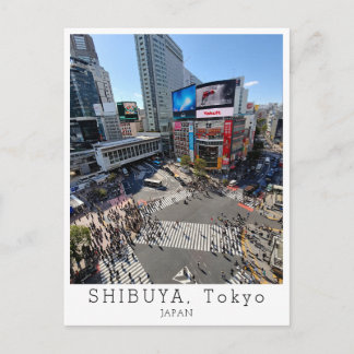 Personalized, Greetings from TOKYO Shibuya, Japan ポストカード
