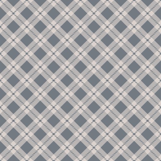 Personalized Grey Plaid Napkins Chic Table Style