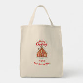 Personalized Grocery Tote - Custom Reusable Bag トートバッグ (裏面)