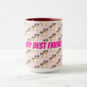 Personalized Grooming Dog Modern Collection マグカップ (中央)