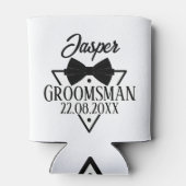 Personalized Groomsman 缶クーラー (裏面)