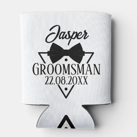 Personalized Groomsman 缶クーラー (裏面)