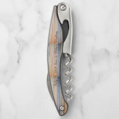 Personalized Groomsman Gift ソムリエナイフ (裏面)