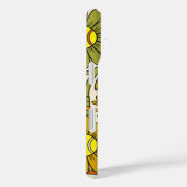 Personalized Groovy Floral Tennis Monogram Case-Mate iPhoneケース (裏面 / 右)