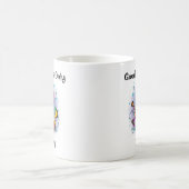 Personalized Groovy Octopus Mug – Retro Hippie コーヒーマグカップ (中央)