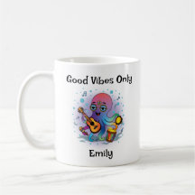 Personalized Groovy Octopus Mug – Retro Hippie