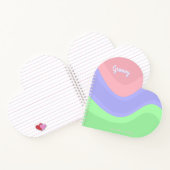 Personalized Groovy Pastel ノートブック (内部)