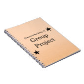 Personalized Group Project File Folder Design ノートブック (右側)