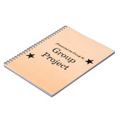 Personalized Group Project File Folder Design ノートブック (左側)