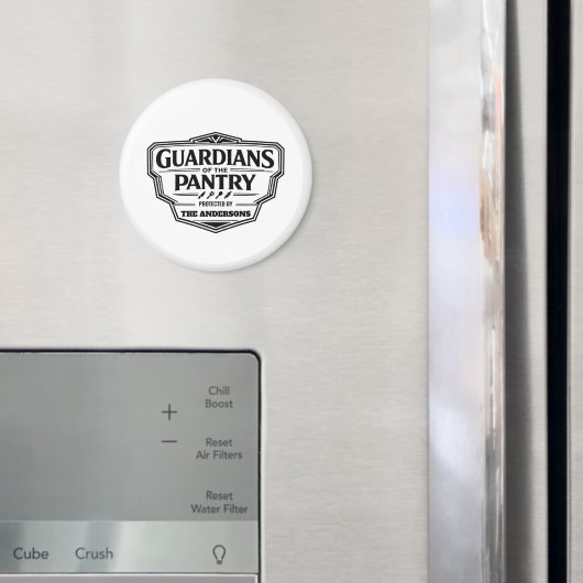 Personalized Guardians of the Pantry Magnet マグネット (インサイチュ (冷蔵庫))