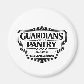 Personalized Guardians of the Pantry Magnet マグネット (正面)