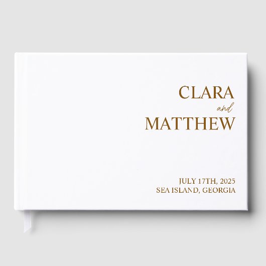  Personalized Guest Book Custom Wedding Reception  ゲストブック (正面)