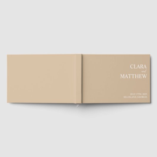  Personalized Guest Book Custom Wedding Reception  ゲストブック (全面)