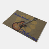 Personalized Guitar doormat, Lovely Closing Gift ドアマット (アングル)