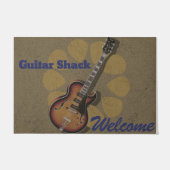 Personalized Guitar doormat, Lovely Closing Gift ドアマット (正面)