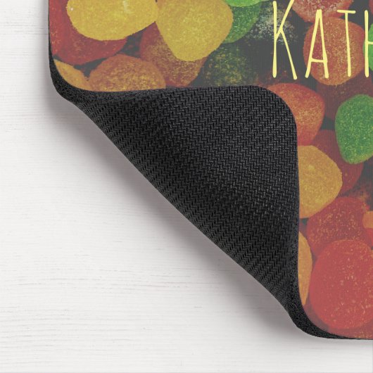 Personalized Gumdrops Candy マウスパッド (コーナー)