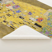 Personalized Gustav Klimt The Kiss Love Message シェルパブランケット (3/4)