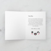 Personalized Gym Mom Happy Mother's Day Card カード (内部)