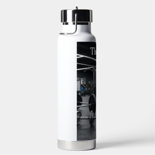 Personalized gym weights ウォーターボトル (右面)