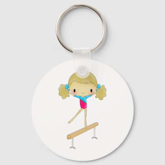 Personalized Gymnastics gifts and accessories キーホルダー (正面)