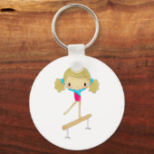 Personalized Gymnastics gifts and accessories キーホルダー (正面)